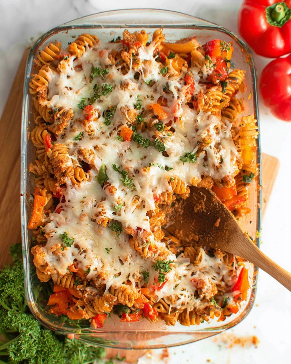 Stuffed Pepper Pasta Bake