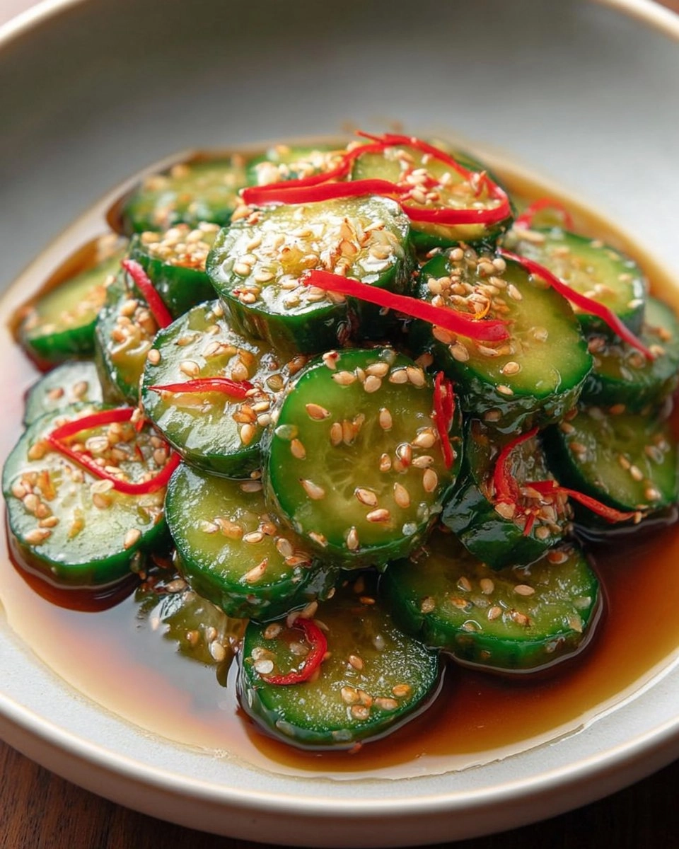 Valentine Easy Spicy Cucumber Salad (Din Tai Fung Copycat)
