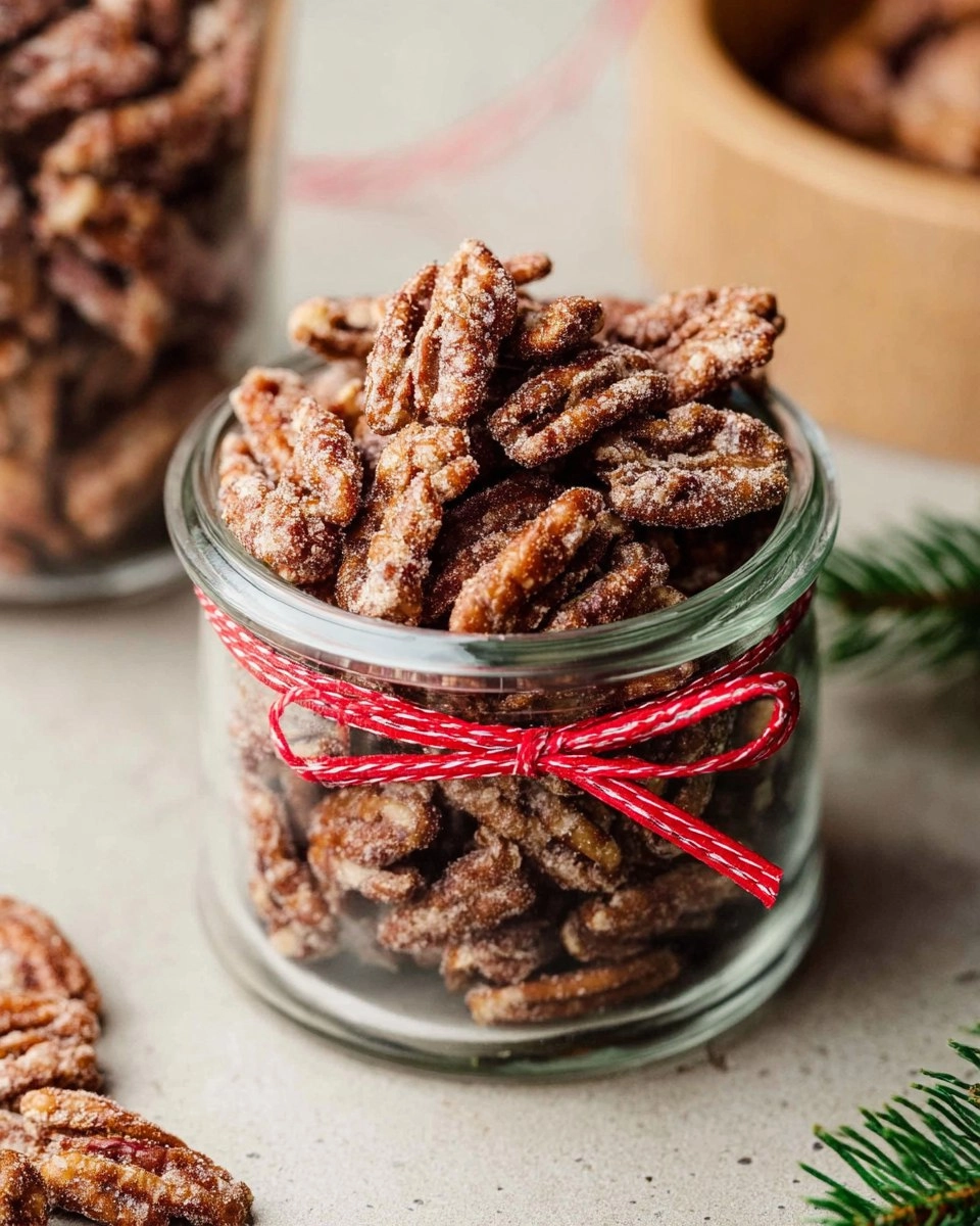 Valentine Homemade Candied Pecans