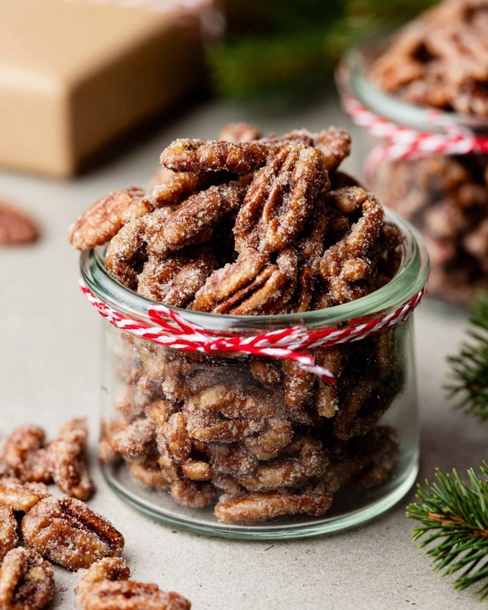Valentine Homemade Candied Pecans