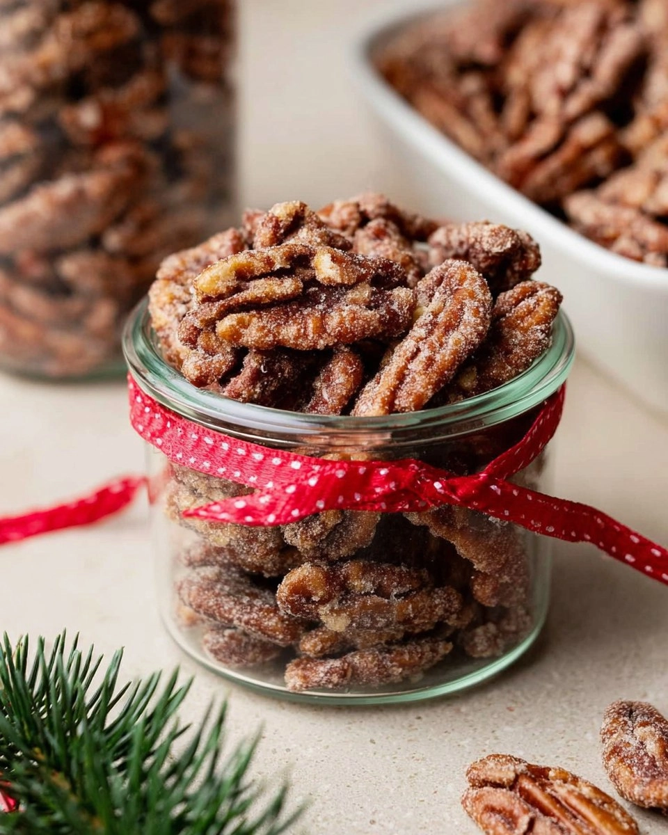 Valentine Homemade Candied Pecans