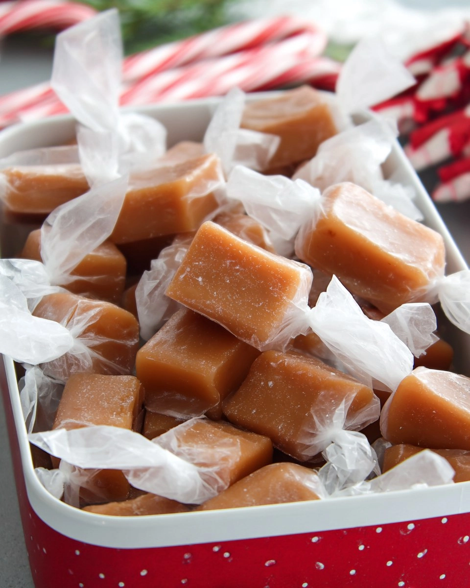 Valentine Homemade Caramels