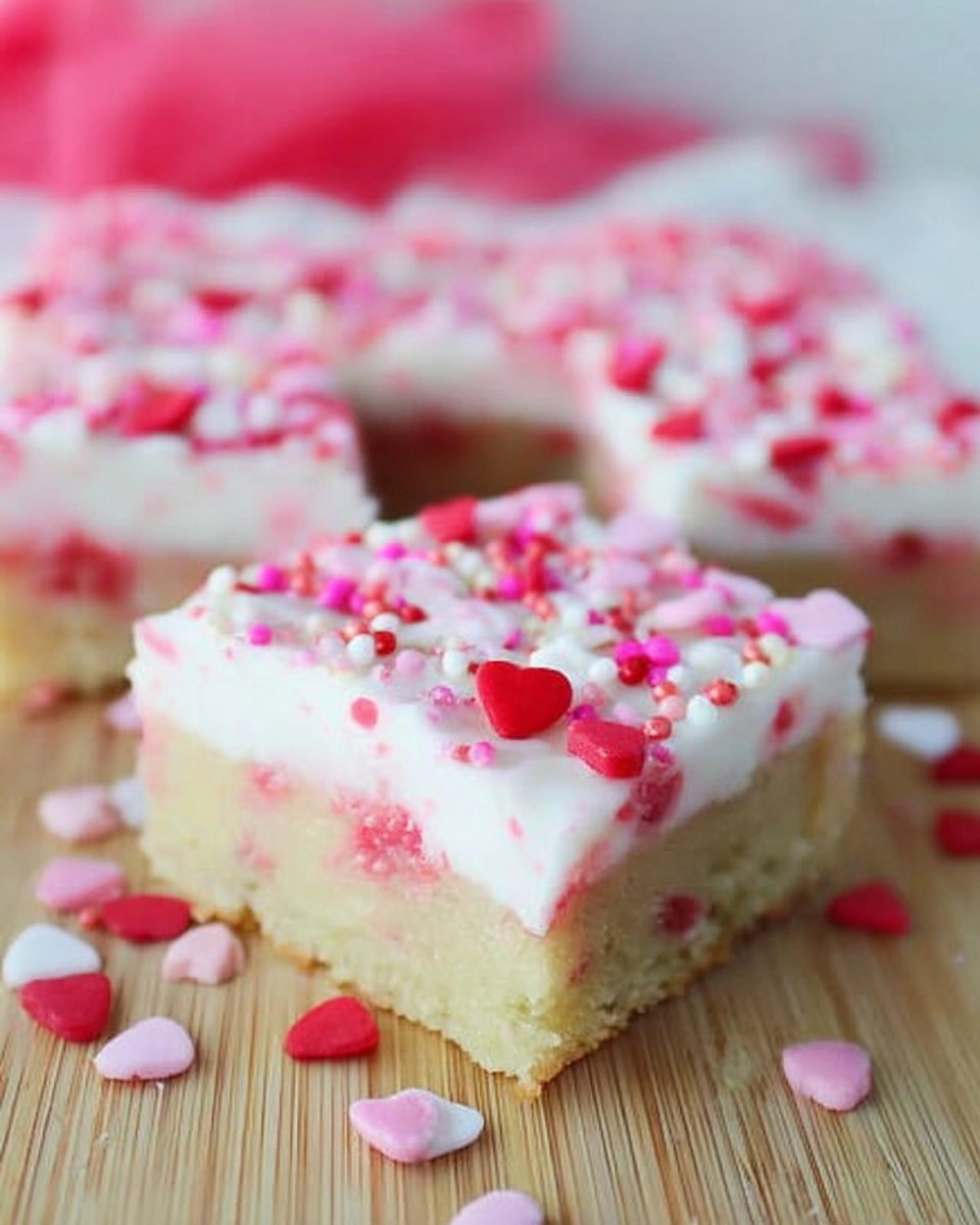 Valentine Sugar Cookie Bars