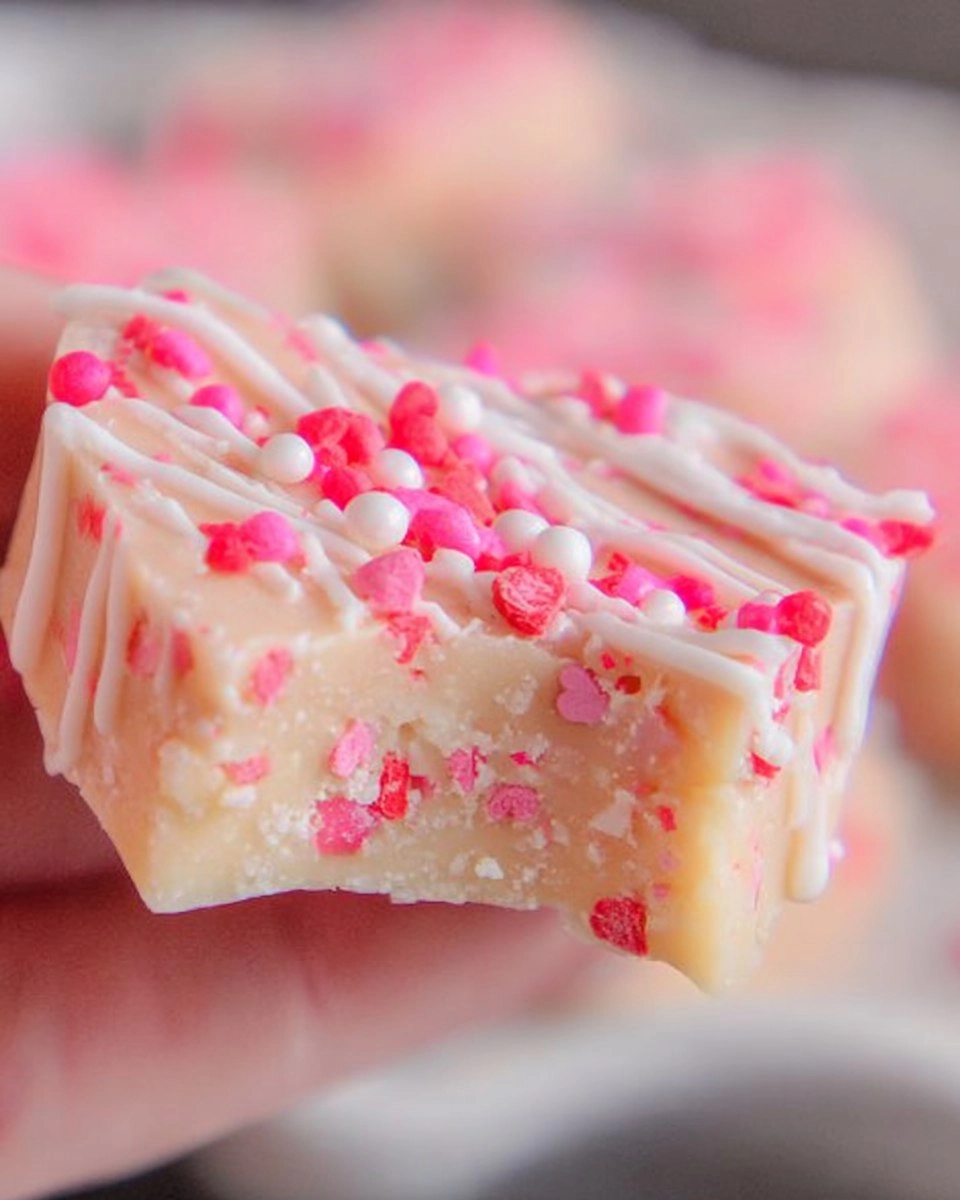Valentine’s Day Sugar Cookie Fudge
