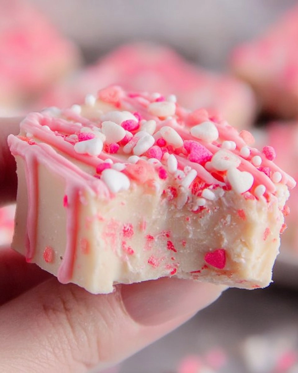 Valentine’s Day Sugar Cookie Fudge