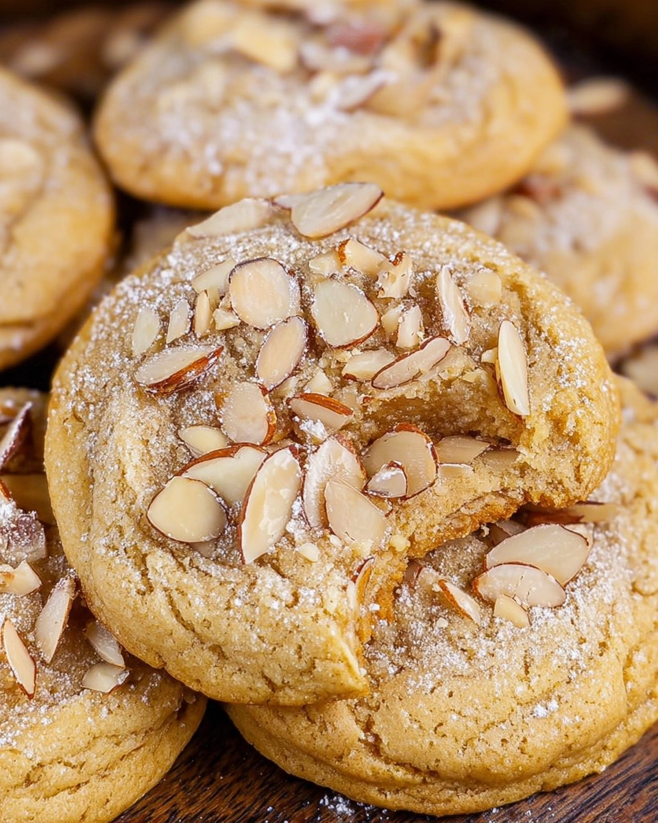 Vegan Almond Croissant Cookies