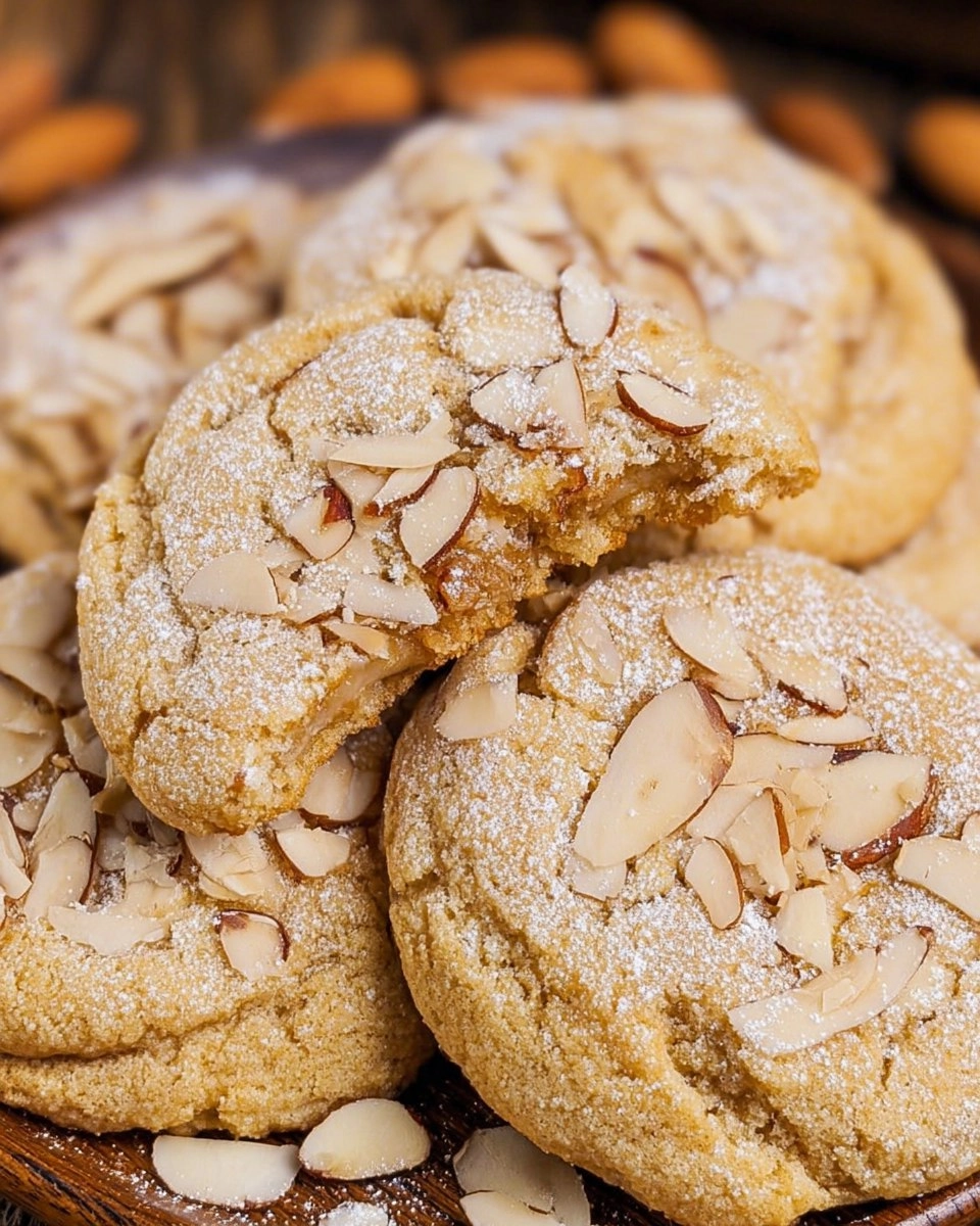 Vegan Almond Croissant Cookies