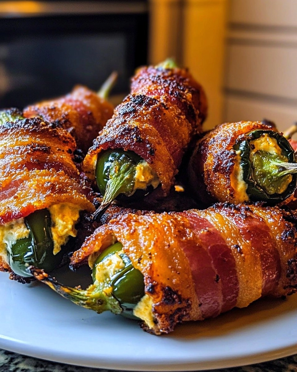 Bacon-Wrapped Jalapeño Poppers