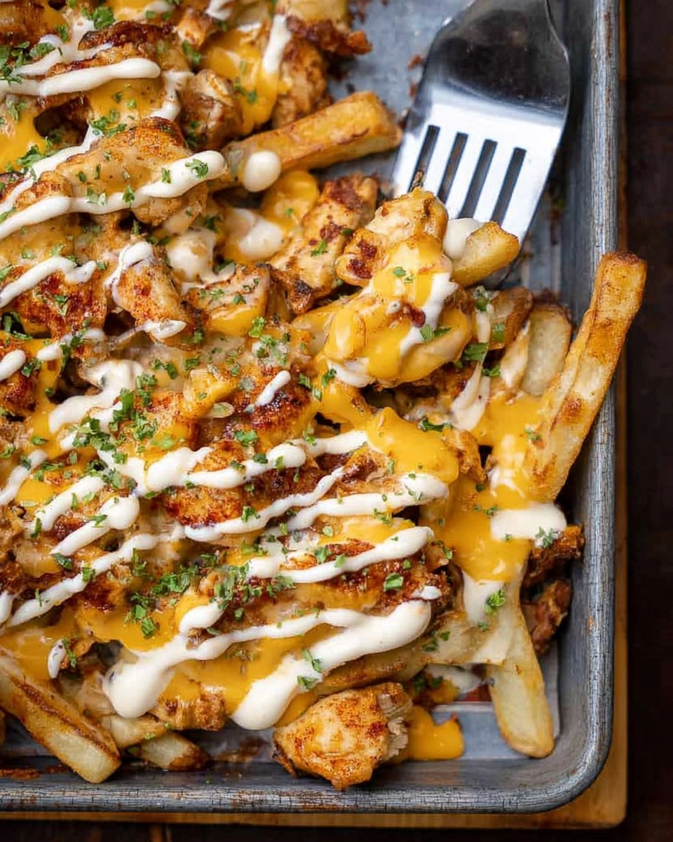Cajun Chicken Loaded Fries
