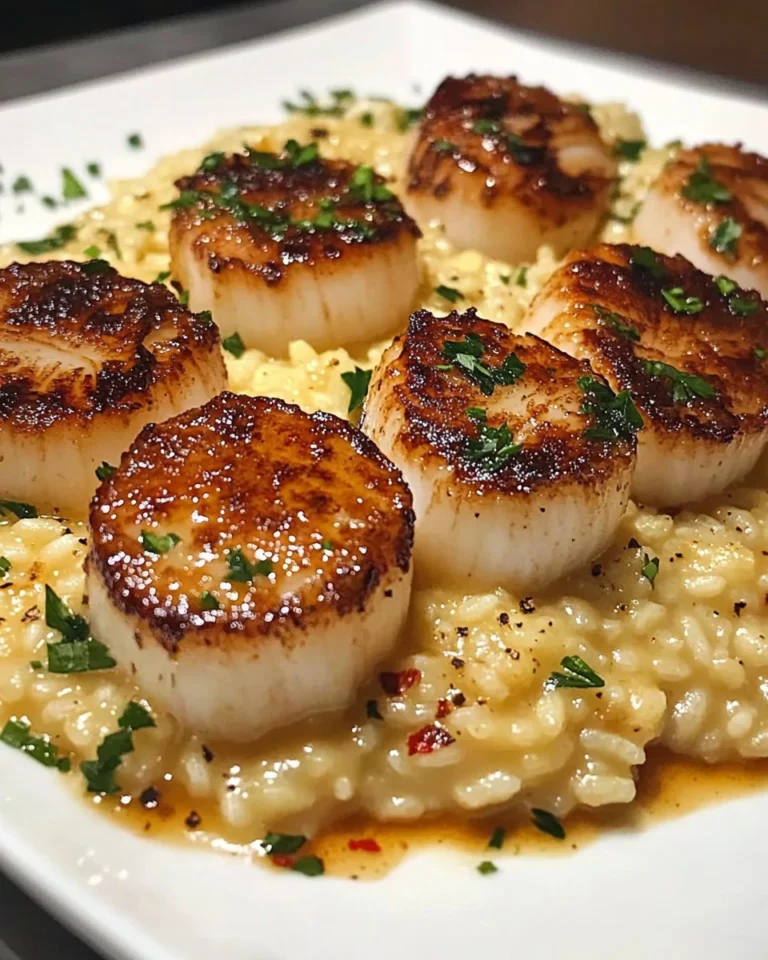 Champagne-Risotto-with-Brown-Butter-Scallops-Recipe