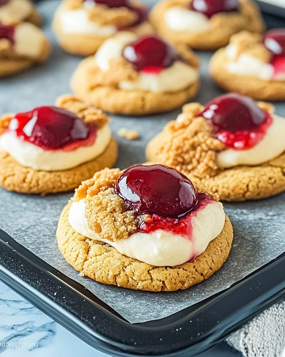 Cherry Cheesecake Cookies
