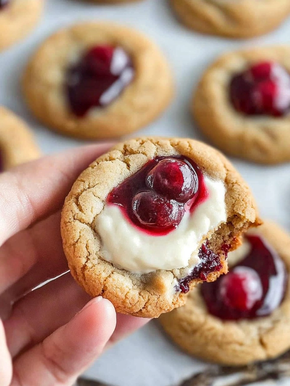 Cherry Cheesecake Cookies