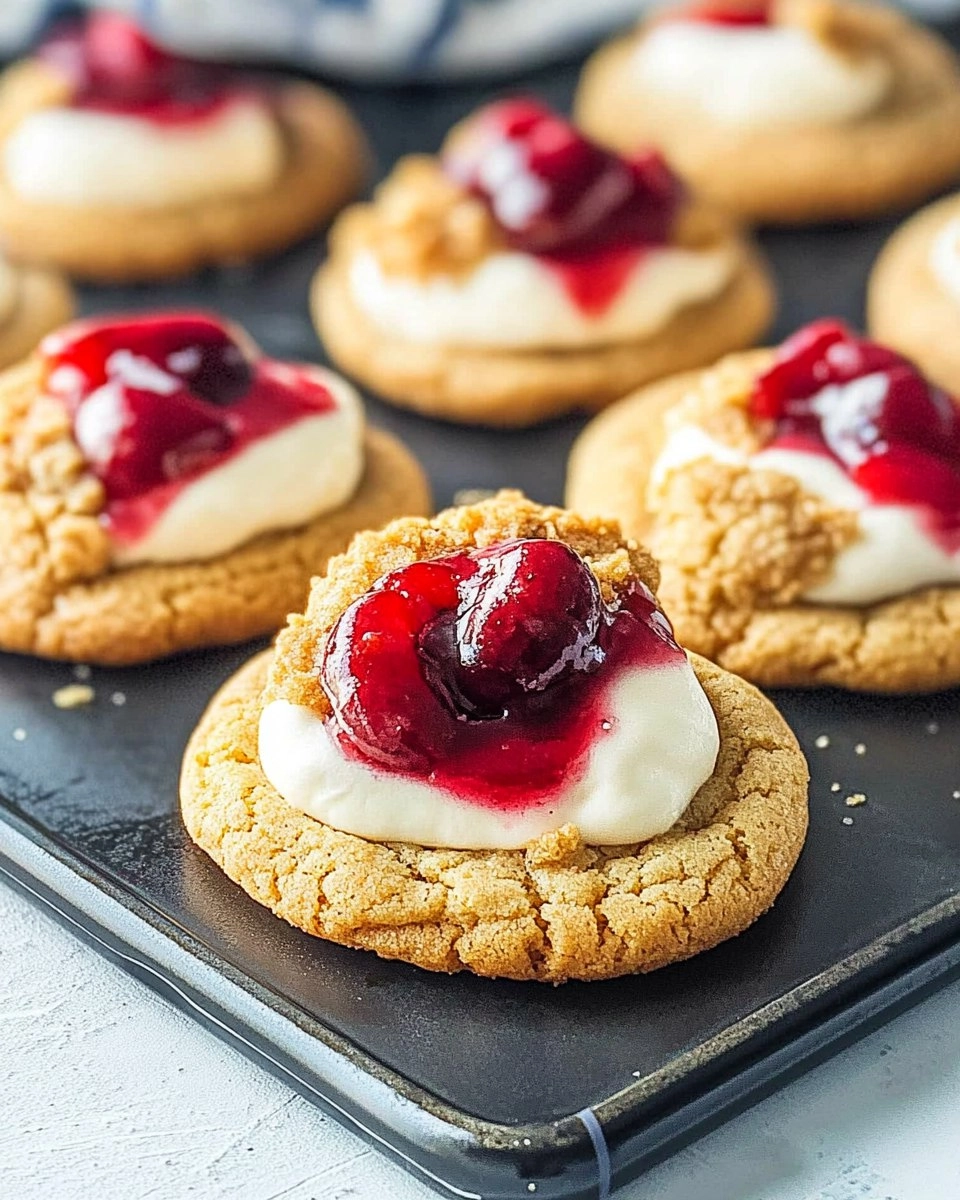 Cherry Cheesecake Cookies