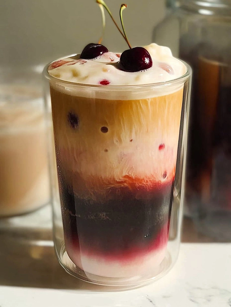 Cherry Vanilla Iced Latte