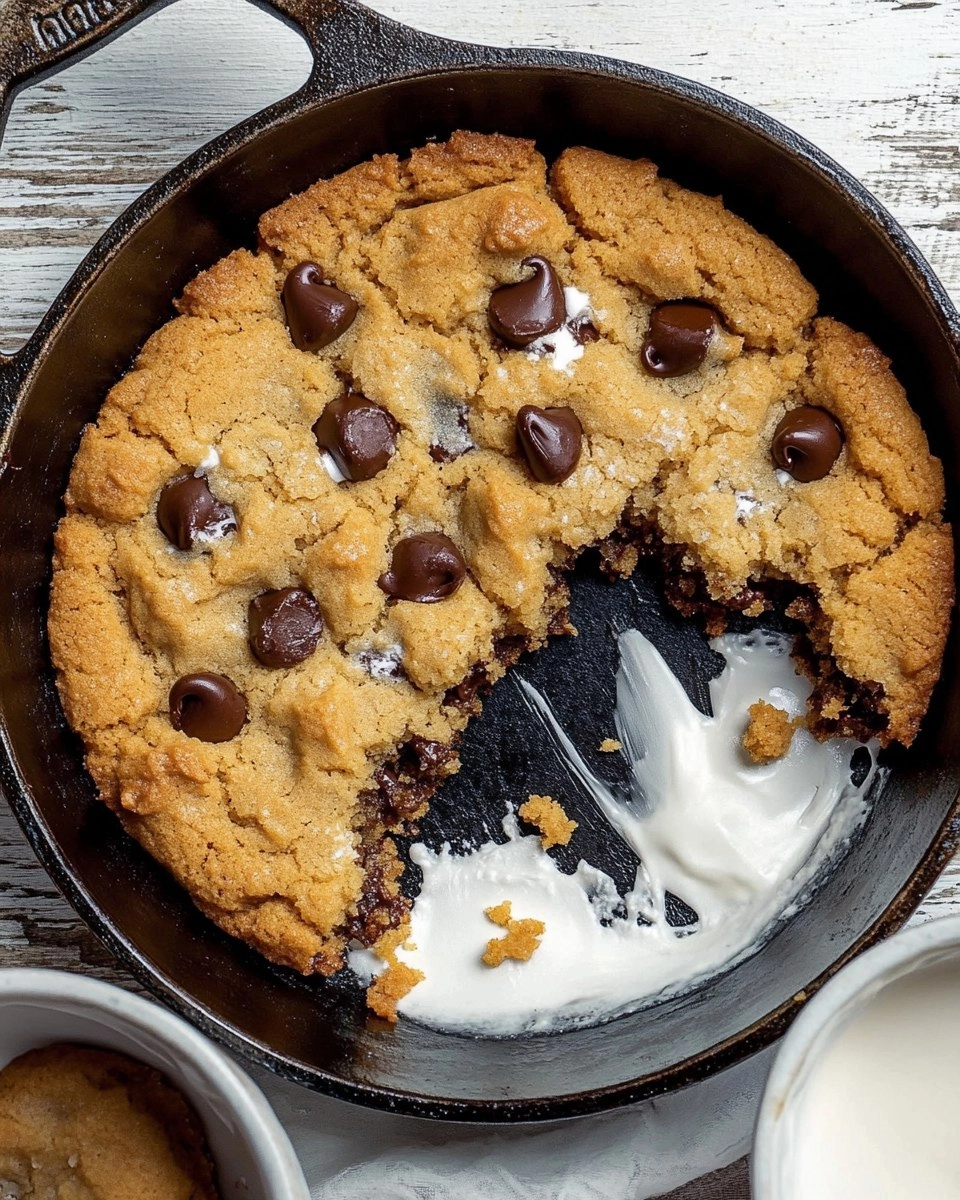 Chewy Gooey Chocolate Chip Skillet Cookie 107 Chewy Gooey Chocolate Chip Skillet Cookie