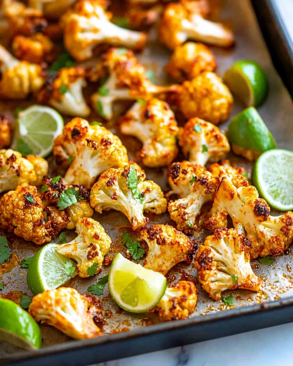 Chili Lime Roasted Cauliflower