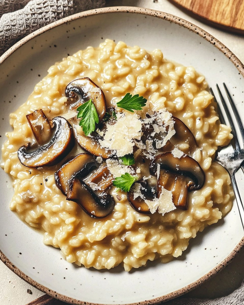 Creamy Mushroom Risotto
