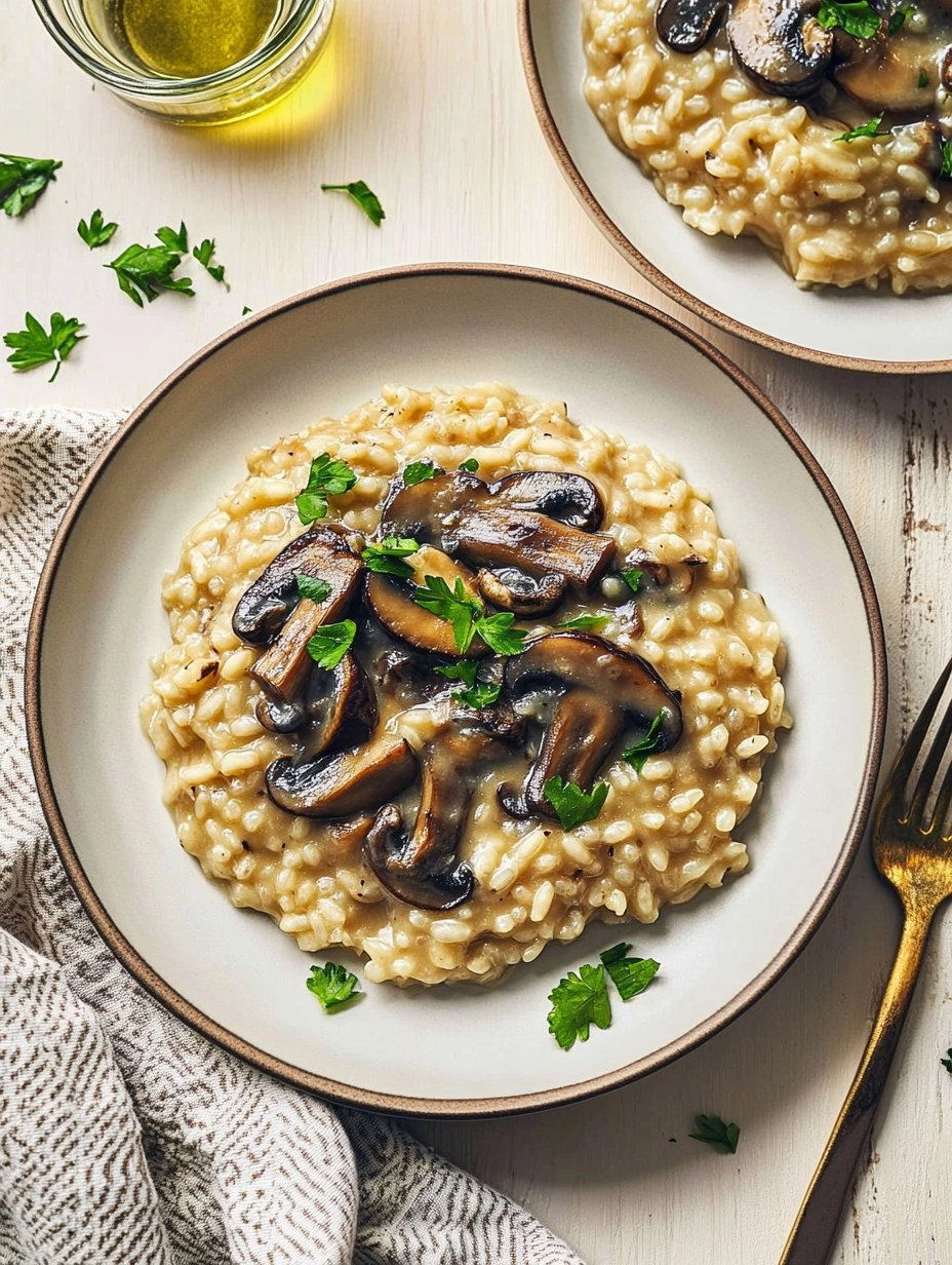 Creamy Mushroom Risotto