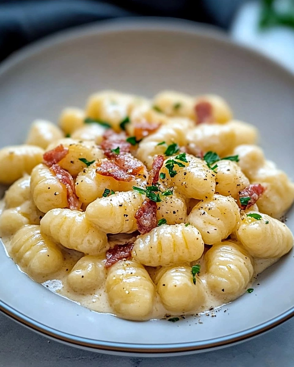 Creamy Pancetta Gnocchi 