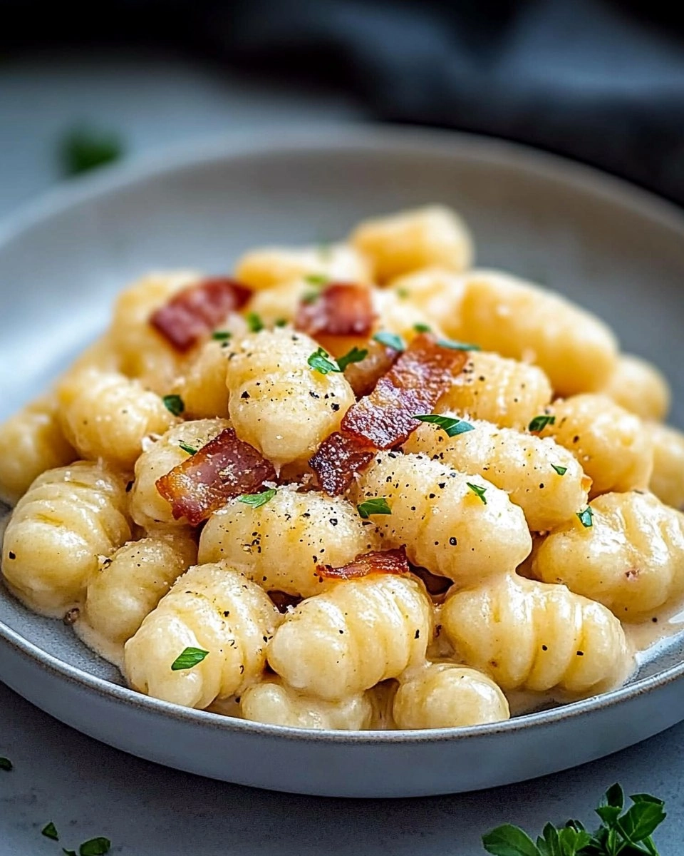 Creamy Pancetta Gnocchi 