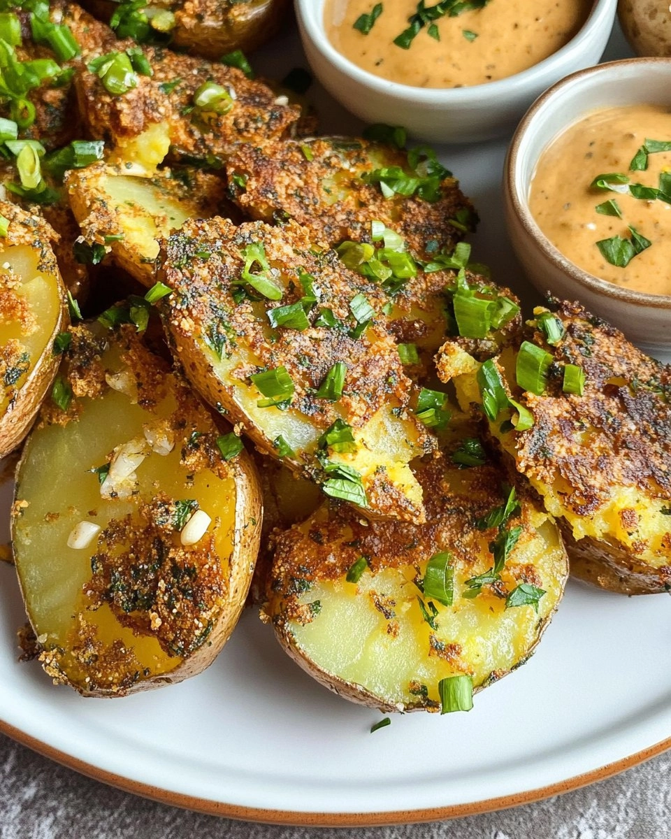 Crispy-Smashed-Potatoes-with-Garlic-Zaatar-Recipe