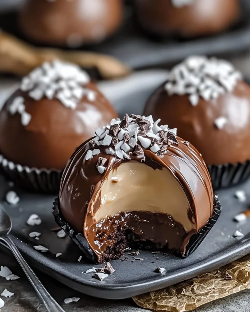 Easy-Caramel-Chocolate-Mousse-Domes-Recipe