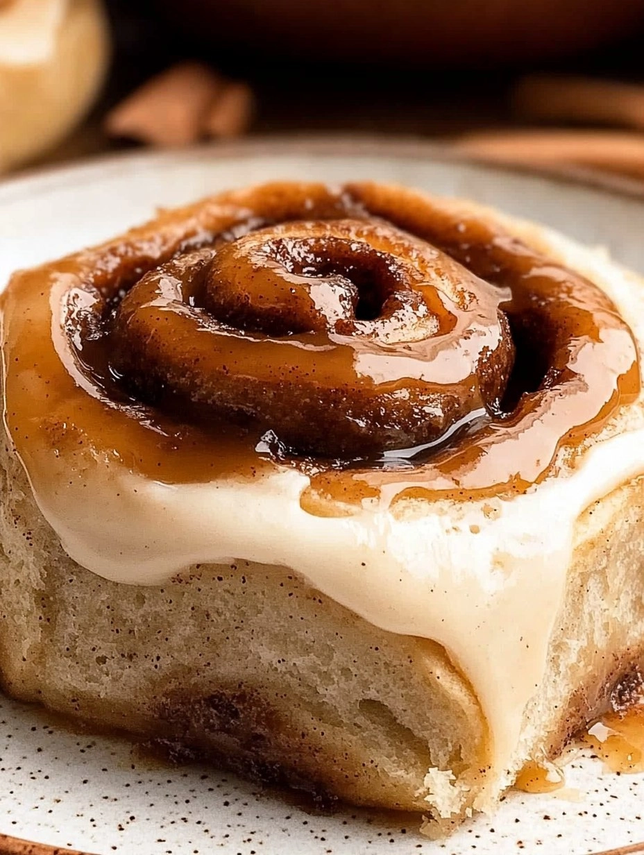 Easy Chai Cinnamon Rolls with Caramel | Bakery-Style