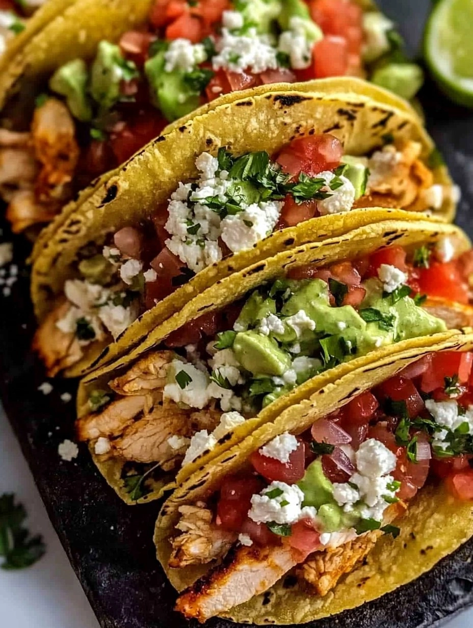 Easy Chicken Street Tacos