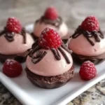 Easy-Chocolate-Raspberry-Mousse-Domes-Recipe