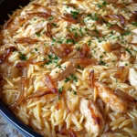 French-Onion-Chicken-Orzo-Recipe