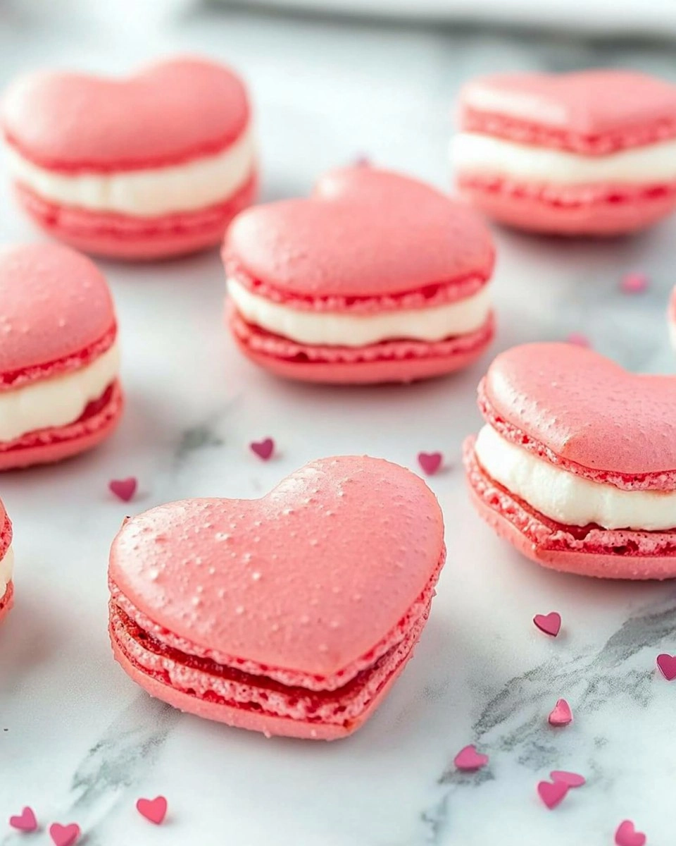 Galentine’s Brunch Foods : Heart-Shaped Macarons 132 Galentine’s Brunch Foods : Heart-Shaped Macarons