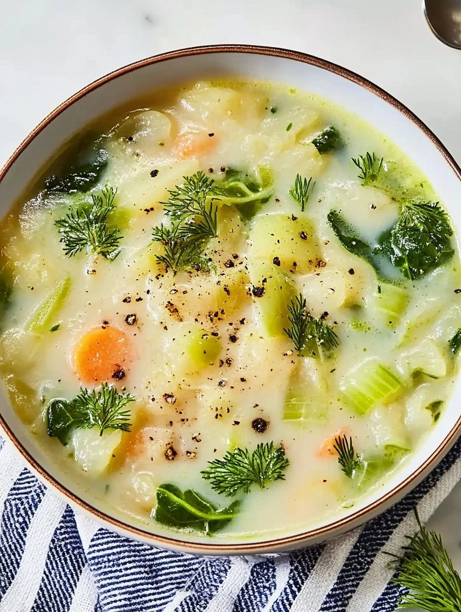 Garlicky Cabbage Soup