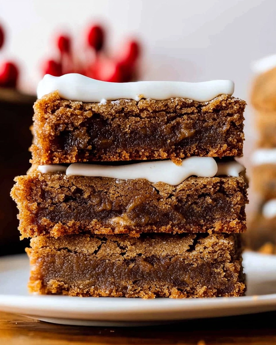 Gingerbread Cookie Bars