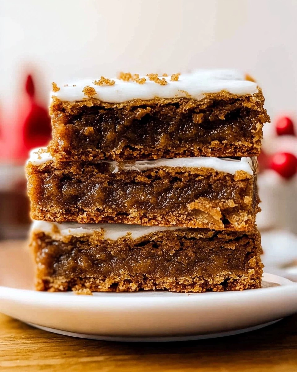 Gingerbread Cookie Bars
