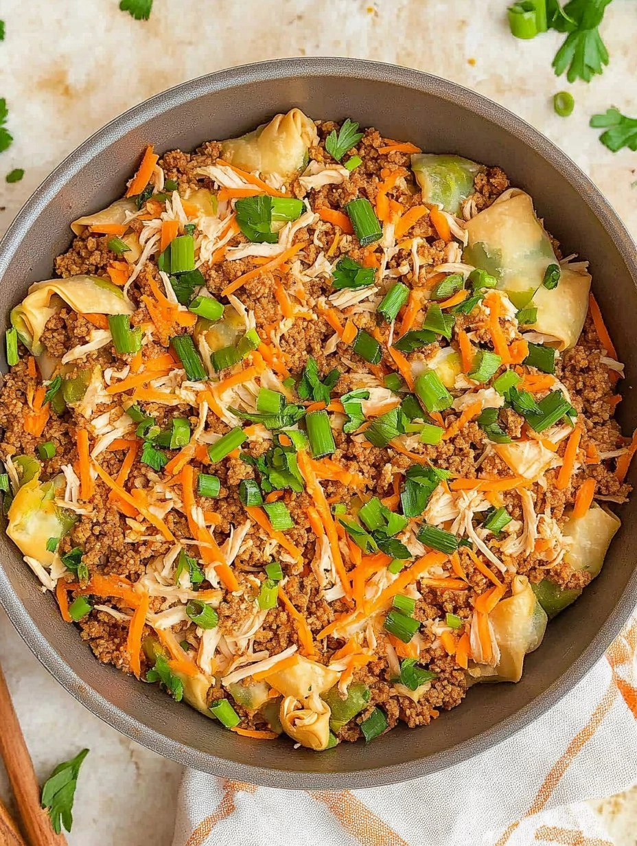 Ground Turkey Egg Roll Bowls