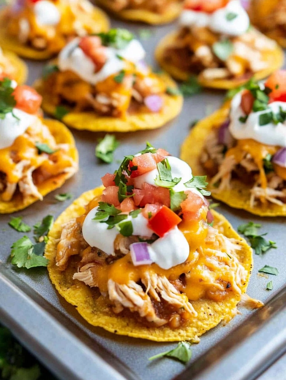 Mini Chicken Tostadas 91 Mini Chicken Tostadas