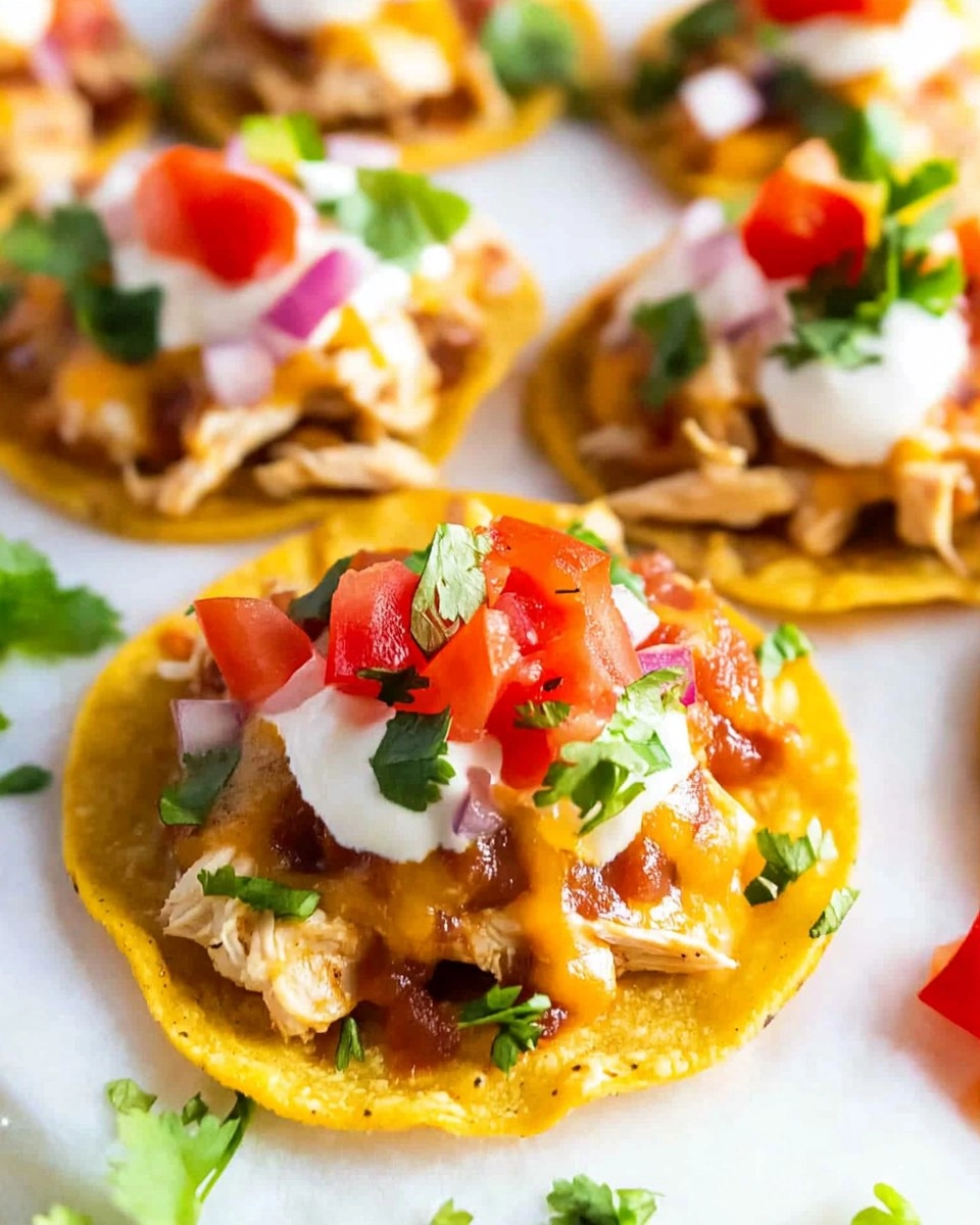 Mini Chicken Tostadas 92 Mini Chicken Tostadas