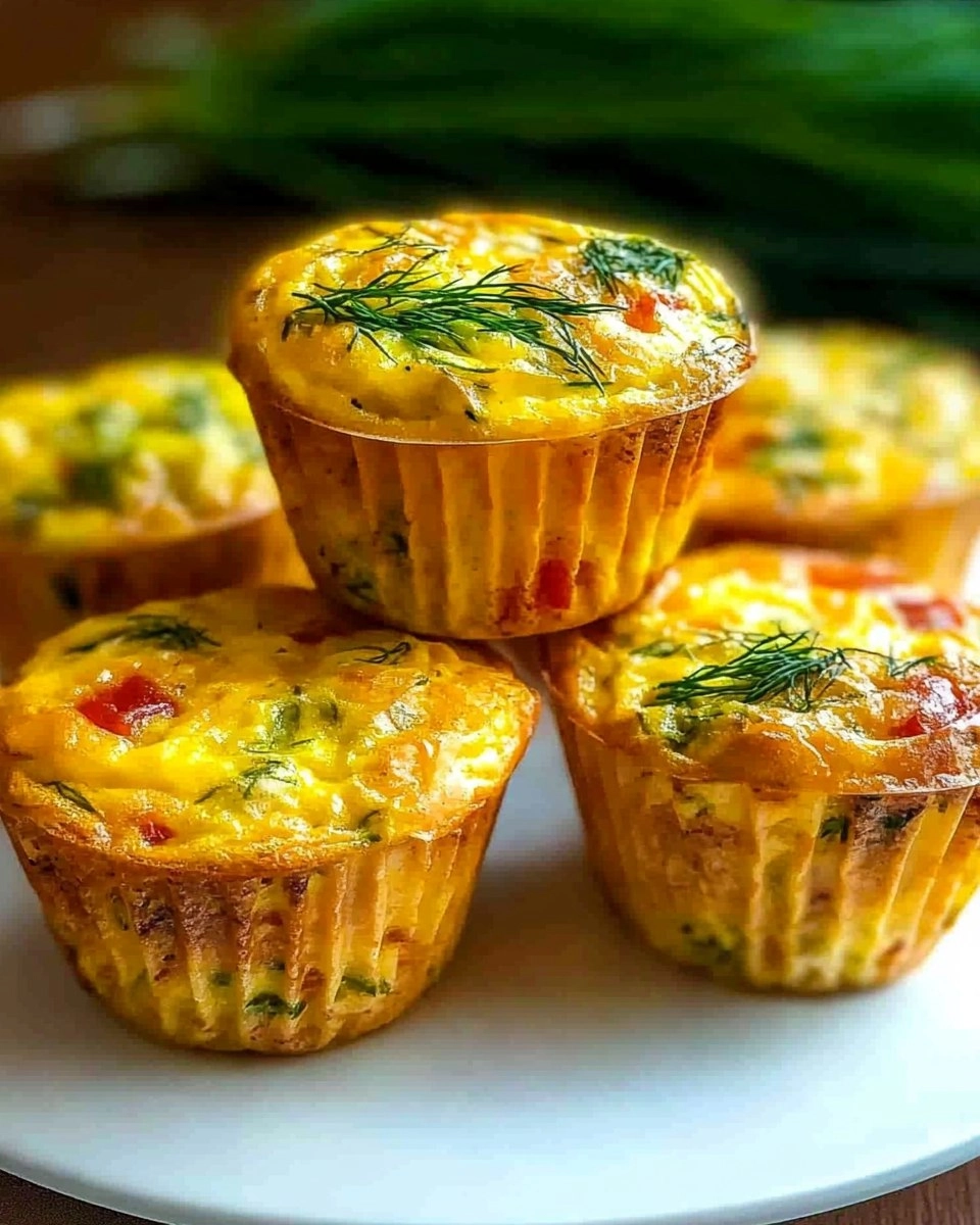 Mini-Frittata-Muffins-with-Dill-Recipe