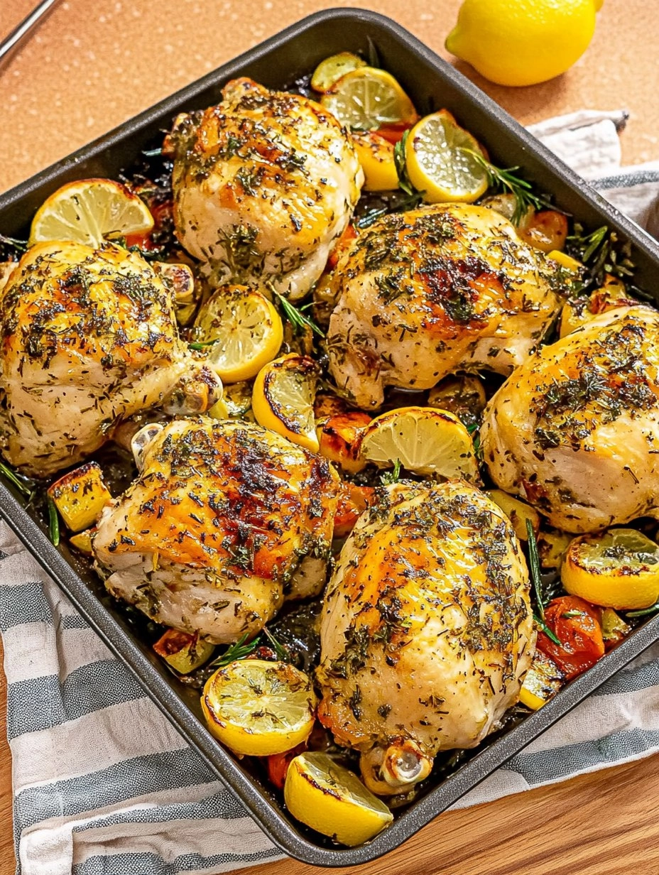 One-Pan Lemon Herb Roasted Chicken