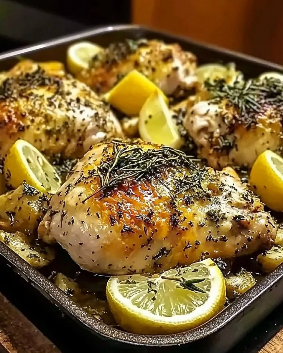 One-Pan Lemon Herb Roasted Chicken