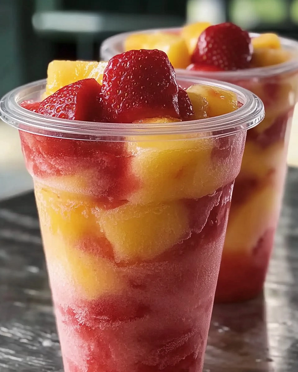 Pineapple Strawberry Swirled Slushies – Your Ultimate Refreshing Summer Drink!