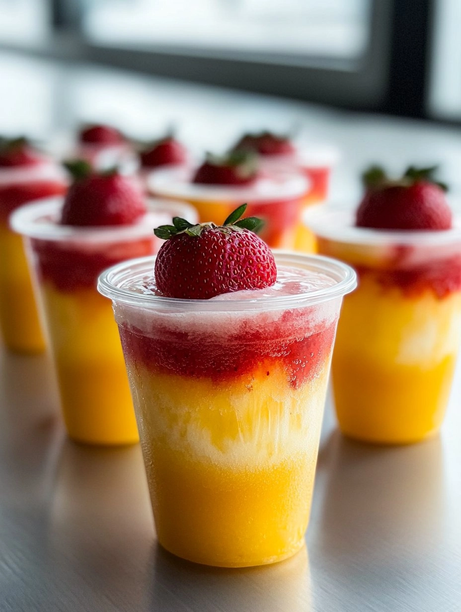 Pineapple Strawberry Swirled Slushies – Your Ultimate Refreshing Summer Drink!