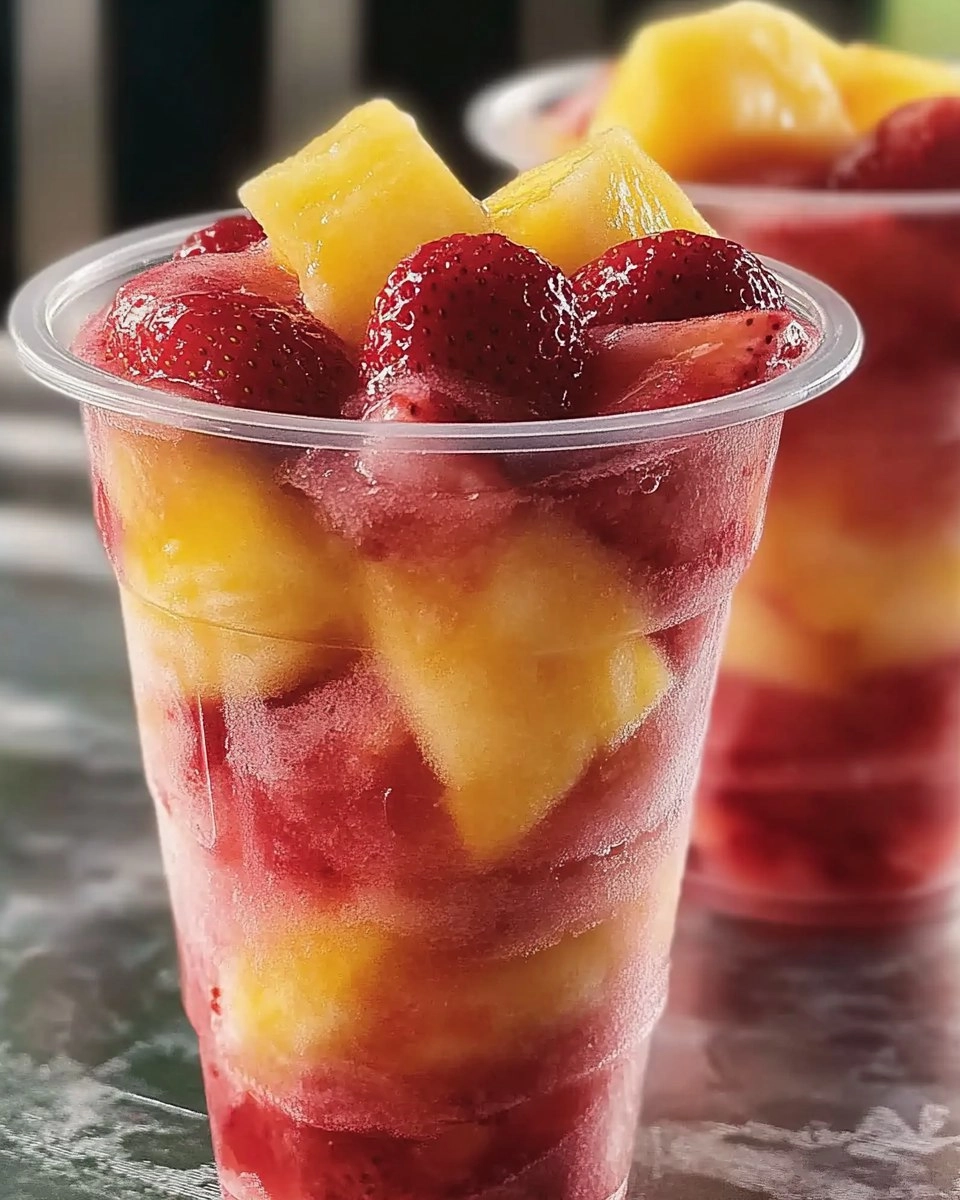 Pineapple Strawberry Swirled Slushies – Your Ultimate Refreshing Summer Drink!