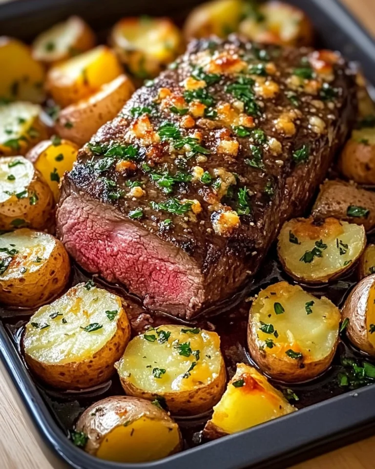 Roast-Sirloin-with-Potato-Bake-Recipe