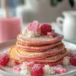 Romantic-Brunch-Ideas-Pink-Pancakes-Recipe