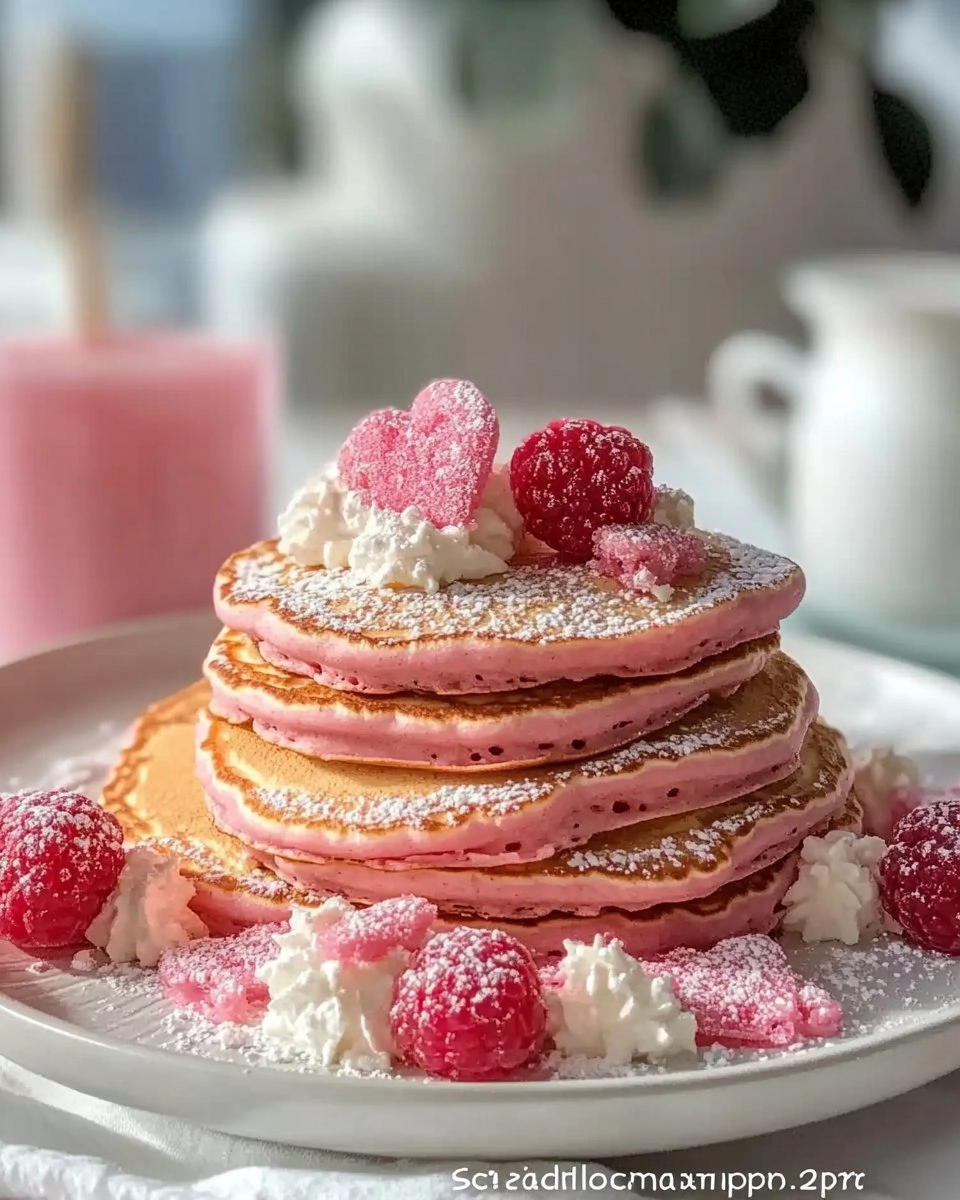 Romantic-Brunch-Ideas-Pink-Pancakes-Recipe