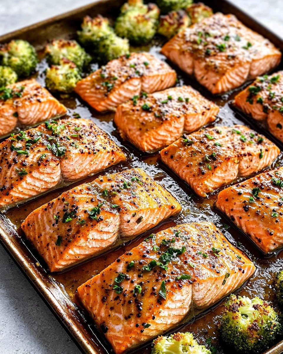 Sheet-Pan Honey Mustard Salmon
