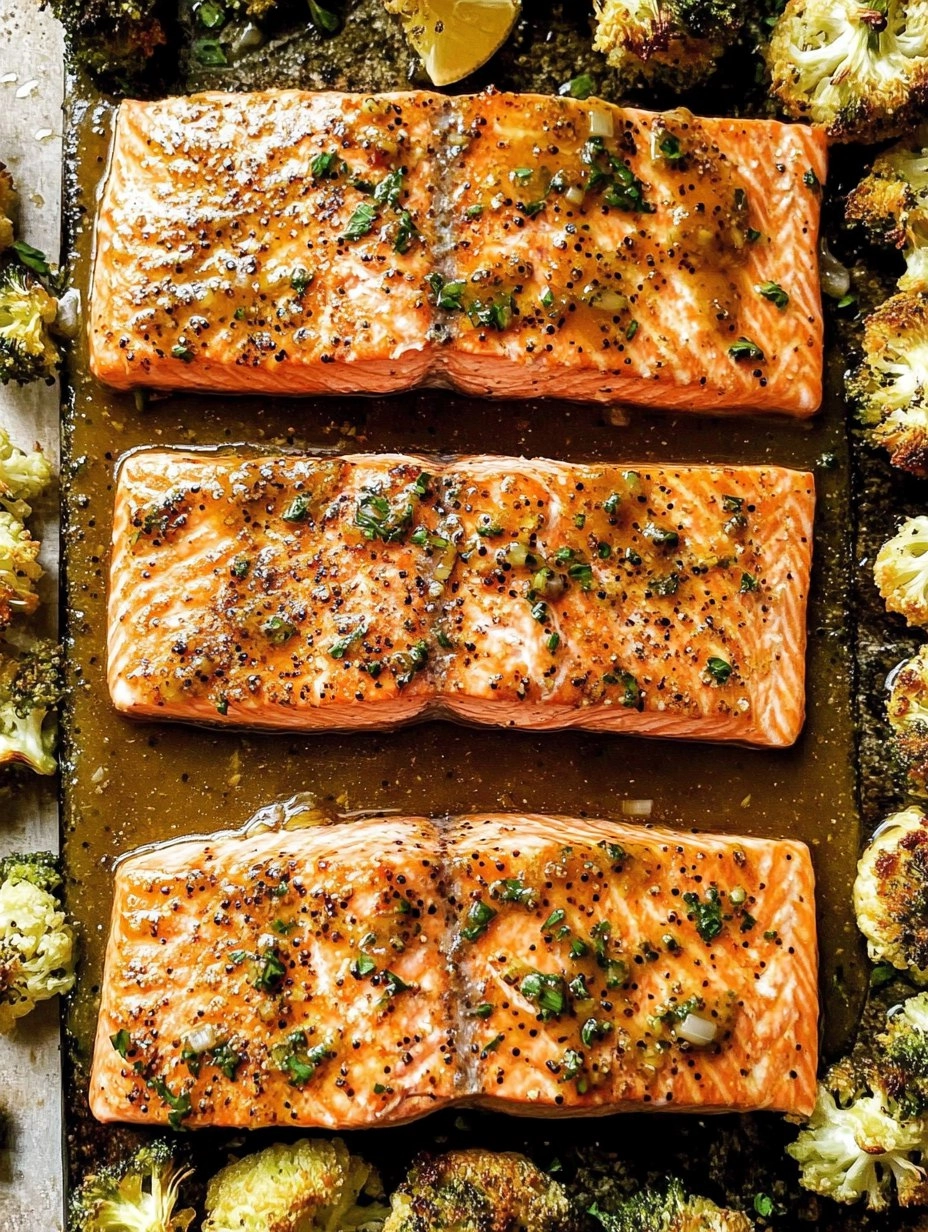Sheet-Pan Honey Mustard Salmon