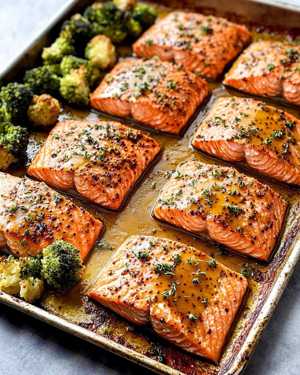 Sheet-Pan Honey Mustard Salmon
