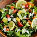 Spring Green Salad | Fresh Chopped Salad with Lemon Dressing 148 Spring-Green-Salad-Fresh-Chopped-Salad-with-Lemon-Dressing-Recipe
